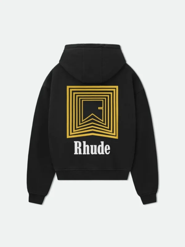 CHEVRON RHUDE REPEAT LOGO HOODIE