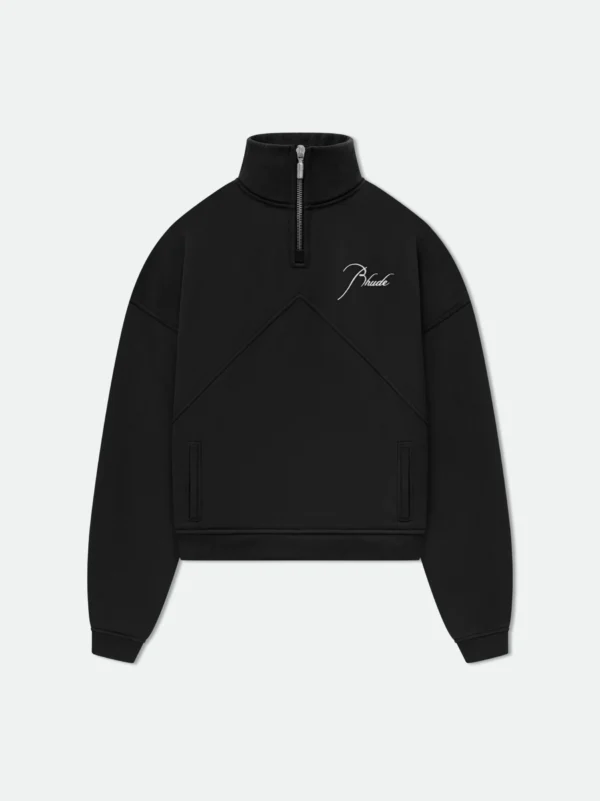 RHUDE MOCK UP QUARTER ZIP