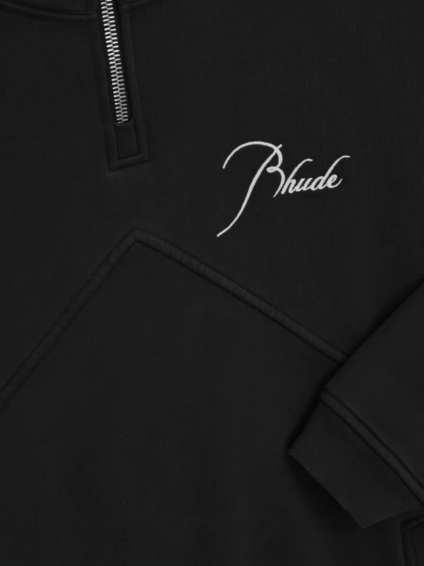 RHUDE MOCK UP QUARTER ZIP