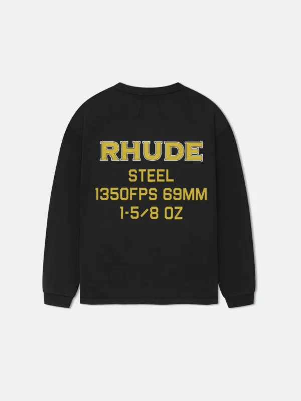 RHUDE STEEL LEFTSIDE TEE