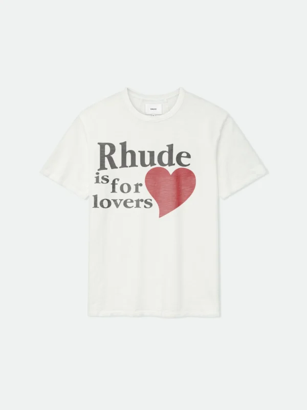 RHUDE FOR LOVERS SLUB TEE