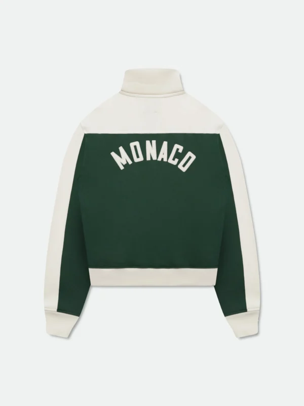 RHUDE CONTRAST QUARTER-ZIP HOODIE